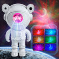 Galaxy Star Projector Night Light Sticker DIY Sky Astronaut Nebula Lamp For Children Gift Bedroom Decorative Luminaires.