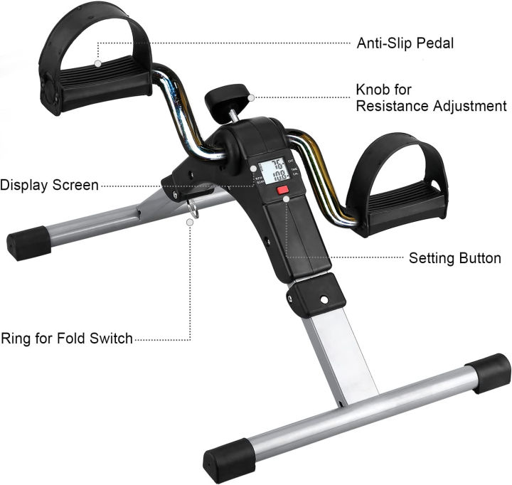 Mini%20Exercise%20Cycle/Portable%20Folding%20Arm%20&%20Leg%20Pedal%20Exerciser%20With%20Digital%20Lcd%20Display%20Home%20Indoor%20Mini%20Exercise%20Bike%20Resistance%20Adjustable%20-%20Image%208