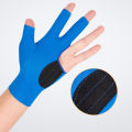 1pc Spandex Snooker Billiard Cue Glove Pool Left Hand Open Three Finger Accessory Professional Billiards Gloves Left Hand Cover Huiye. 