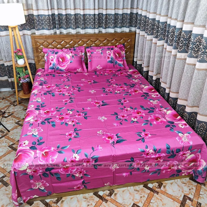 King%20Size%20Full%20Panel%20Bedsheet%20With%20Pillow%20Cover%20Chador%20Set%207.5%C3%978.5%20Feet%20Full%20Cotton%20Fabric%20%20Red%20,%20Blue%20,%20Pink%20,%20Green%20-%20Bed%20Sheet%20-%20bed%20sheet%20home%20tex%20-%20Image%207
