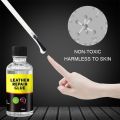Harmless Leather Repair Scratch Repair Transparent 30/50ml Leather Soft Glue for Belt Sofa Bags Shoes Jacket. 