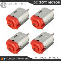 4Pcs DC 130 Motor 3V-6V 0.35-0.4A High Speed 8000RPM Mini DC Motor for Mini Fan,Hobby, Toy Car and DIY Electronics.. 