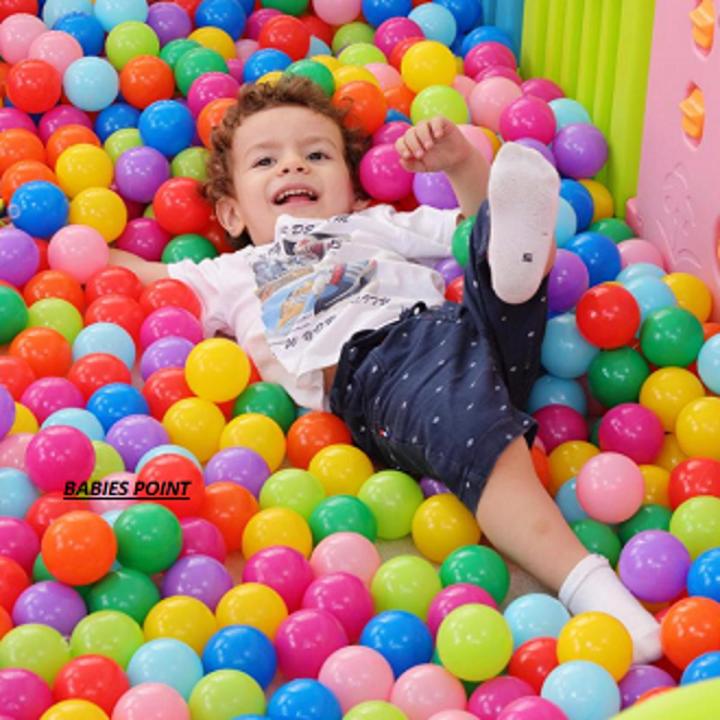 Plastic Water Pool Ocean Ball -50 Pcs -Multicolor