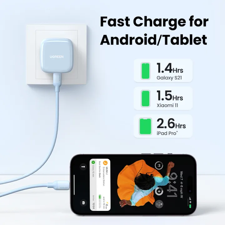 UGREEN%2020W%20PD%20Charger%20for%20iPhone%2014%20pro%20Max%2013%2012%20Fast%20USB%20C%20C%20Charger%20for%20iPad%20Xiaomi%20Huawei%20Mobile%20Phone%20Charger%20-%20Image%204