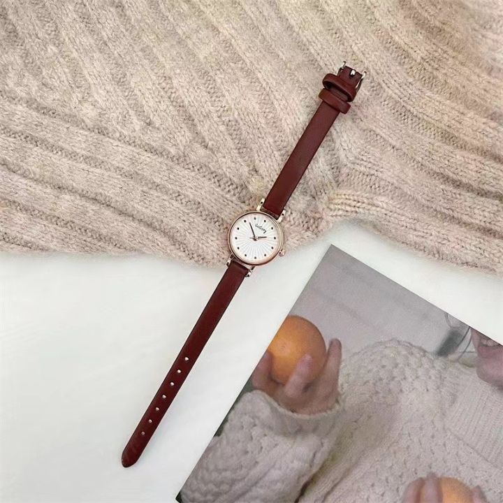 Korean%20Brand%20Student%20Women's%20Fine%20Ribbon%20Fashion%20Rhinestone%20Belt%20Ladies'%20Watch%20-%20Image%207
