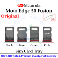 For Motorola Moto Edge 50 Fusion Sim Card Tray Holder Sim Adapto Replacement Parts. 