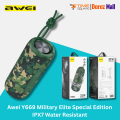 Awei Y669 Outdoor TWS Waterproof Portable Bluetooth Wireless IPX7 Dual Speaker. 