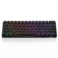 (Ready Now)RK61 61 Keys Bluetooth / 2.4G Wireless / USB Wired Three Modes Brown Switch Gaming Mechanical Keyboard with RGB Backlight, Cable Length: 1.5m. 