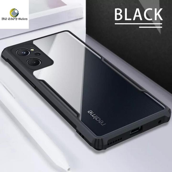 Realme 9i Hard Case Transparent Silica Gel Matte Shockproof Slim Thin Cover Phone Casing (Back Case Cover For Smartphone)