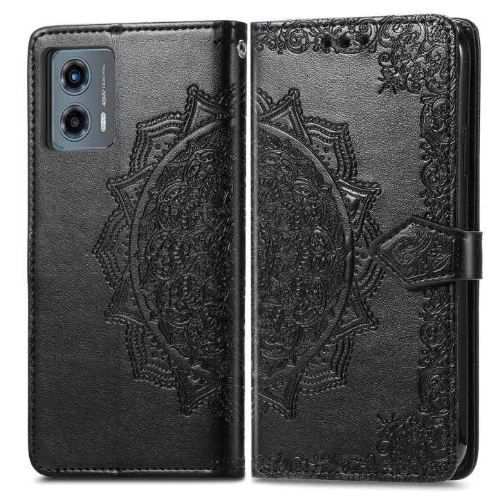 Mandala%20Flower%20Embossed%20Leather%20Phone%20Case%20For%20Motorola%20Moto%20G%205G%202023%20-%20Image%207