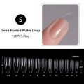 120pcs Short Medium Long Almond Full Cover Sculpted Soft Gel Nail Tips Press on Acrylic Nail Art Manicures Accessories Tool. 