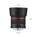 Andoer Camera Lens 85mm F1.8 Large Full Frame Portrait Manual Focus EF Mount for Canon EOS 800D 600D 550D 90D 80D 77D 70D 50D 6D. 