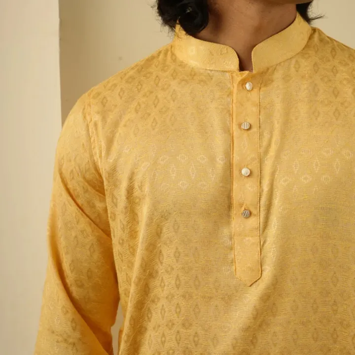 Nahyan%20Jacquard%20Panjabi%20in%20Matte%20Gold%20-%20Image%202
