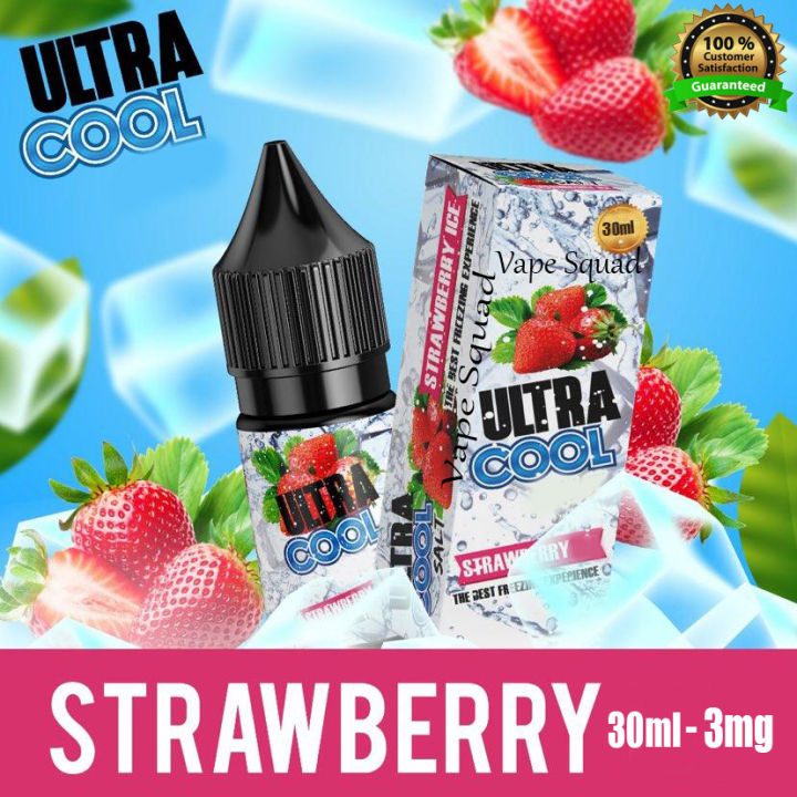 ULTRA COOL Strawberry Electric Device  30ml/3Mg flavor for wonderful quality 1 pieces