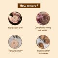 Scrubber Organic Round Shower Loofah & Bath Sponge - Body Brush. 