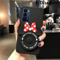 For Tecno Camon18 Premier Case Cute Cartoon Camera Stand Holder Silicone Soft Cases for Tecno Camon18 Premier Makeup Mirror Back Cover. 