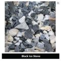 Black Ice Stone 1kg / Garden Decoration & Use Aquarium Decoration. 