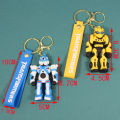 Cross-border car robot keychain Optimus Prime Bumblebee doll pendant cartoon Transformers doll pendant. 