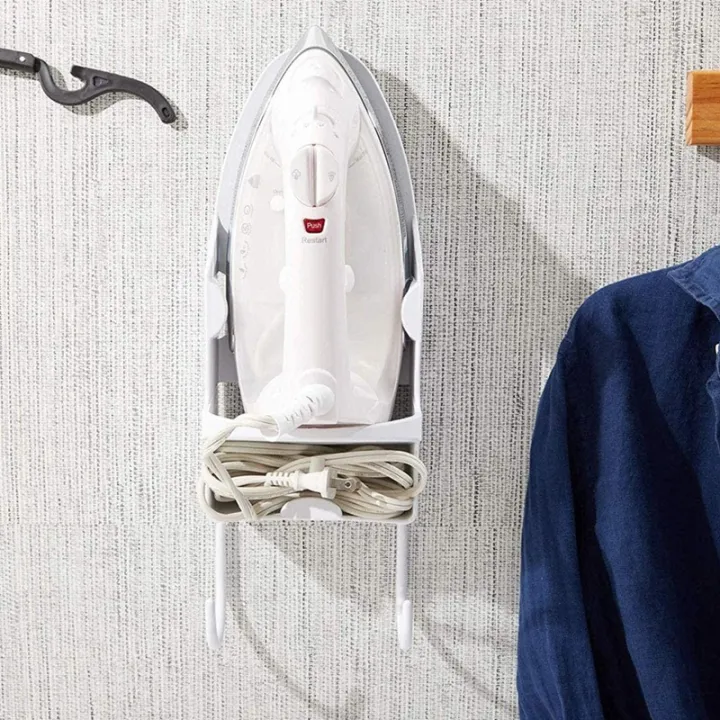 Ironing%20d%20Holder%20Wall%20Mount%20Electric%20Iron%20Hanger%20Ironing%20d%20Rack%20Ironing%20d%20Storage%20Organizer%20White%20-%20Image%209