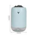one button control safe usb humidifier air diffuser 260ml for bedroom small cubicle. 