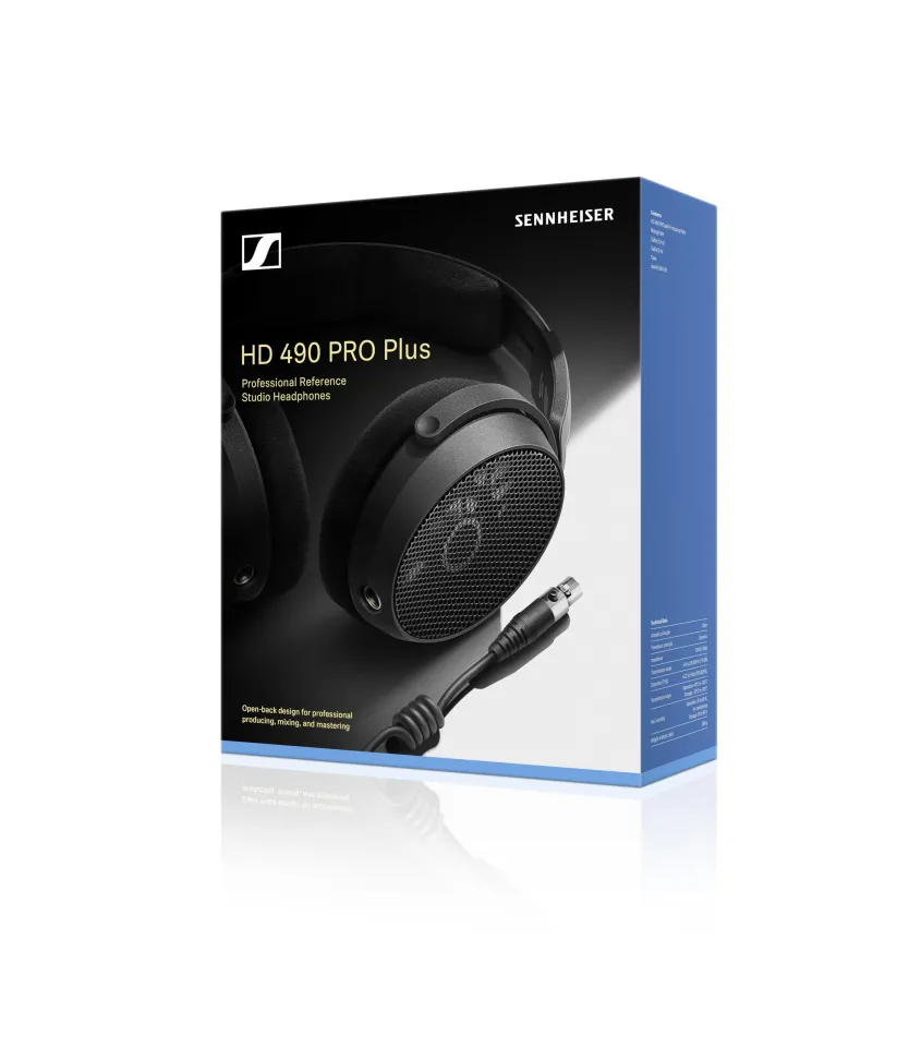 Sennheiser HD 490 Pro Plus professional recording studio open
