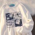 Children's Autumn Clothing White Hoodie Latest Girls Western Style Shirt Japanese Cartoon Cinnamoroll Babycinnamoroll Winter Top Clothes. 