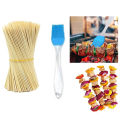 5-In-1 Combo Offer 13 inch BBQ Machine+12 Pieces BBQ Stick+2 Pieces Silicone Oil Brush+Steel Food Clip+Bamboo Shashlik Stick 8 inch 1 Pack. 