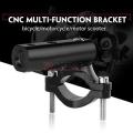Multi-function Motorcycle Headlight Fog Spot Light Mount Clamp Bracket - Black. 