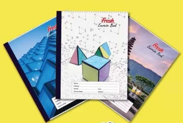 Note khata124 page fresh ( 6 pcs )available math plain-math margin