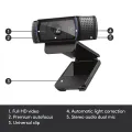 Logitech C920 HD Pro Webcam, Full HD 1080p/30fps Video Calling, Clear Stereo Audio, HD Light Correction, PC/Mac/Laptop/Macbook/Tablet - Black. 