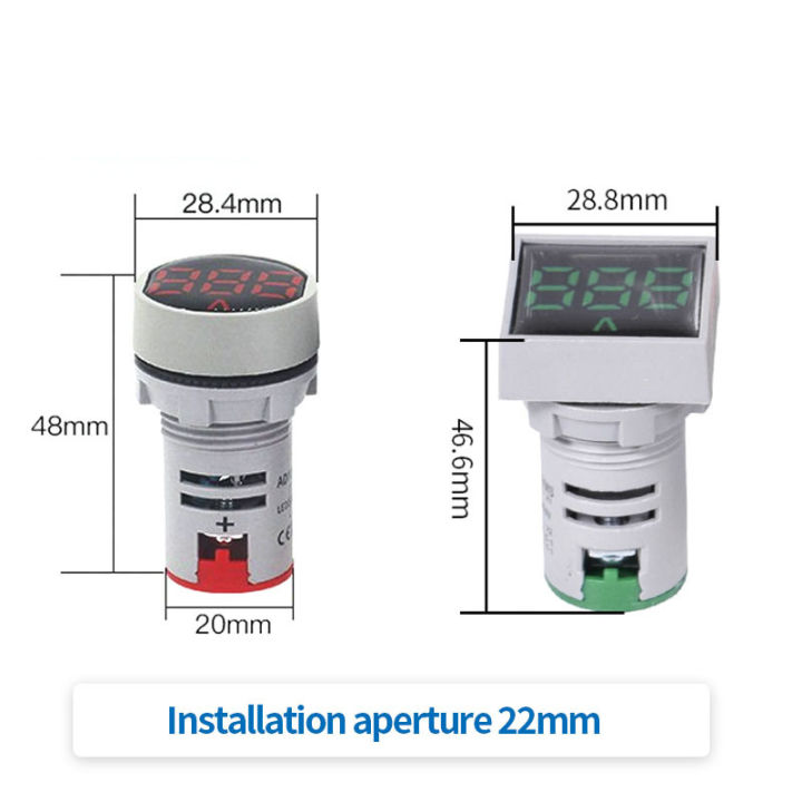 22mm%20SQUARE%20AC%20VOLT%20Meter%2012-500V%20Voltage%20Meter%20Panel%20Mount%2022mm%20Square%20Panel%20Voltmeters%20Tools%20Sets%20-%20Image%207