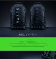 RAZER Rogue 17" Backpack V3 Compact Travel Backpack with 17" Lap-top Compartment Water Resistant Anti-Wrinkle Polyester Exterior Bag. 