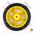 Robotic Wheel 65x25mm Smart Car Robot Wheel DC 3V 6V Drive Gear Motor Plastic Robotics Wheel With Durable Rubber Tier Robotic Wheel. 