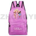 Fashion Casual Women LoliRock Game Backpacks Kawaii Pink Merch LoliRockstar Anime Schoolbags Halloween Gifts Children Book Bags.
