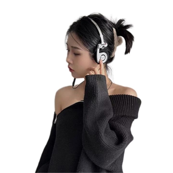 Lightweight%20Bluetoothcompatible%20Retro%20Headset%20Over-ear%20Vintage%20Headphone%20Folding%20-%20Image%203