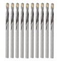 10Pcs 4mm Carbide Drill Bit Tungsten Steel Straight Shank Twisting Set.