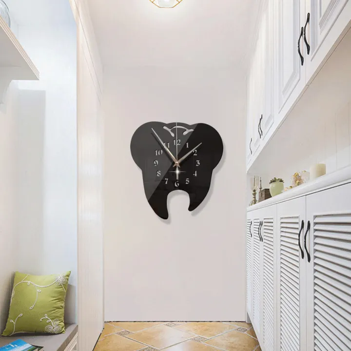 Creative%20Tooth-Shaped%20Clock%20Innovative%20Modern%20Ornamental%20Dental%20Wall%20Clock%203D%20Acrylic%20Material%20Mirror%20Wall%20Clock%20for%20Dental%20Office%20Decor%20Home%20Decoration%20Gift%20Clinic%20Accessory%20Unique%20Timepiece%20-%20Image%203