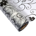 1 Roll Frosted Privacy Floral Pattern Window Film Home Bedroom Bathroom Glass Window Film Stickers No Glue Self Adhesive Sticker. 