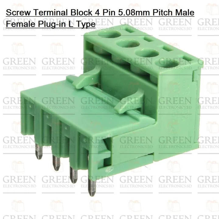 10 Set 4-Pin PCB Screw Terminal Block - LuoQiuFa Philippines