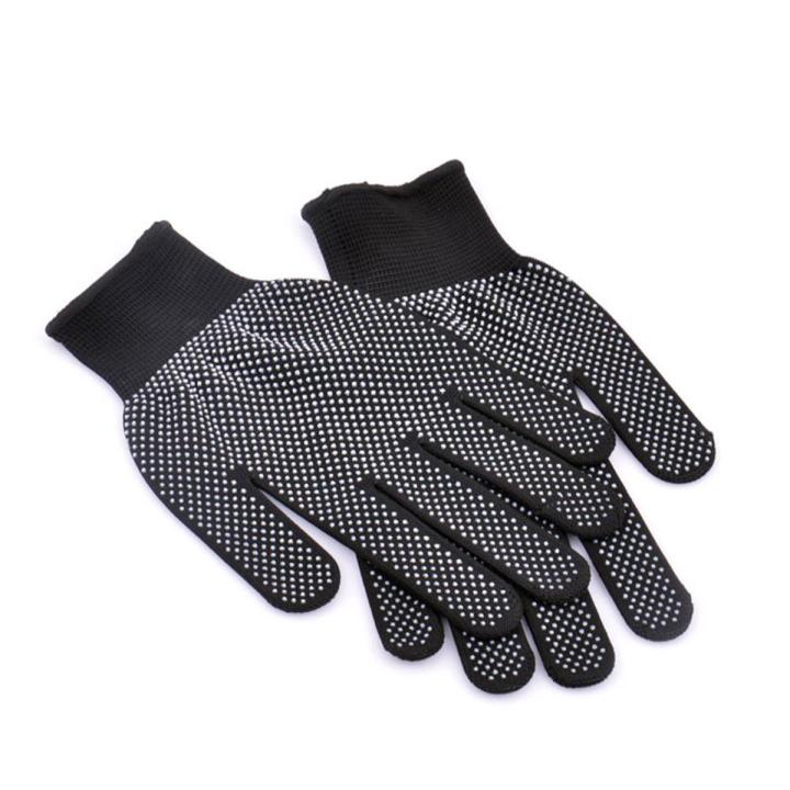 High Temperature Heat Resistant BBQ Gloves Cotton Silicone NonSlip