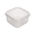 Kitchen Portable Food Grade Plastic Crisper Refrigerator Meat Compartment Frozen Sub-Packed Box Food Storage Container.