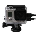【VisioN Shop】Skeleton Protective Open Housing Case For Gopro hero 4 + Accessories Side Shell Protective Case for Go Pro.