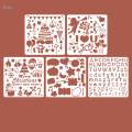 Craft Stencils Reusable Graffiti Template for Scrapbook Craft Projects Stamp. 