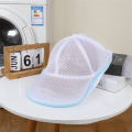 Simple Hat Wash Protector Baseball Cap Cleaner Laundry Bag Wash Hat Bag Washing Machine Mesh Bag New 2Pcs,Blue & White Durable Easy to Use. 