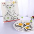 Stainless Steel Fried Egg Pancakes Ring Egg Frying Molds Cooking Tool Random Style. 