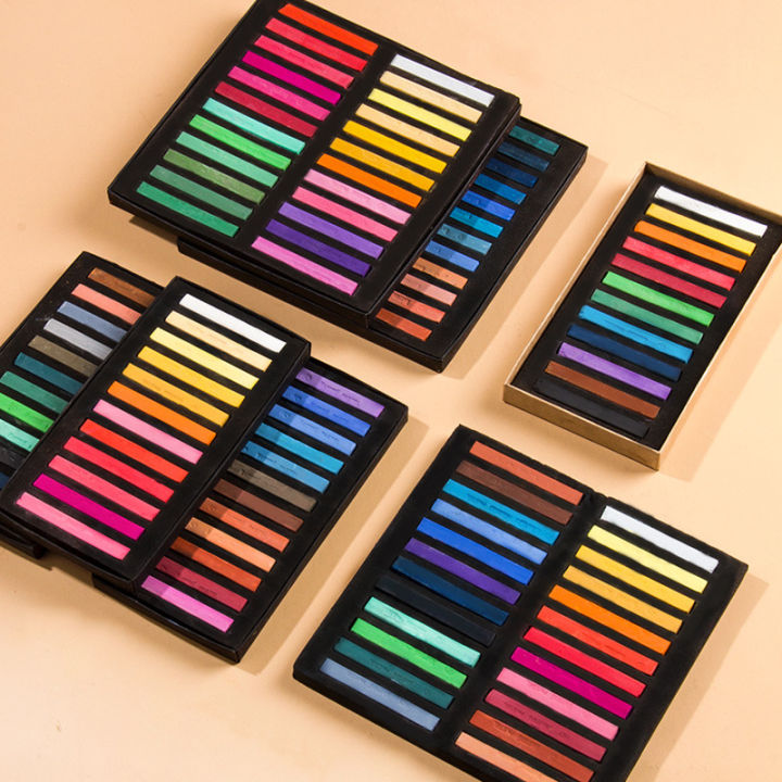 12/24/36/48%20Colors%20Maries%20Master%20Pastel%20Square%20Colored%20Chalk%20Professional%20Quality%20Artistic%20Creation%20Art%20Supplies%20-%20Image%205