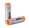 MP Multiple Power Rechargeable AA R6 Ni-MH 1.2V 3000mAh Camera Battery (Pack of 2).