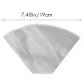 Reusable Pour over Coffee Filter Stainless Steel Fine Mesh Coffee Filter Drip Cone Paperless Universal Coffee Filter. 