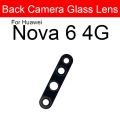 Rear Back Camera Glass Lens For Huawei Nova 5 5i 5T 5Z 6 4G 5G Se 7 7i Pro Camera Glass Lens Cover With Adhesive. 