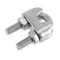 3/8 Inch Wire Rope Clamp Heavy Duty Wire Rope Clamp Wire Rope Clip M10 Stainless Steel,20 PCS.
